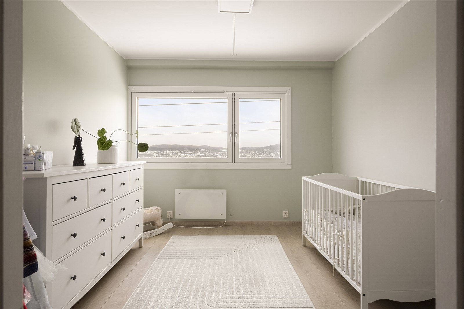 Det tredje soverommet på 8 m² er ideelt som barnerom. Galleribilde