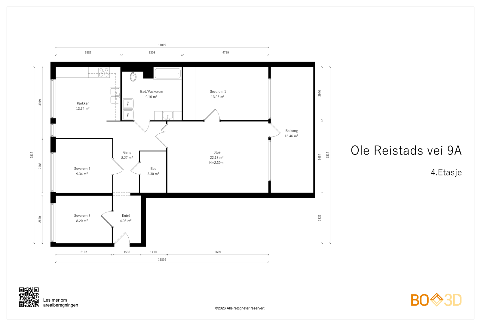 Plantegning. Galleribilde