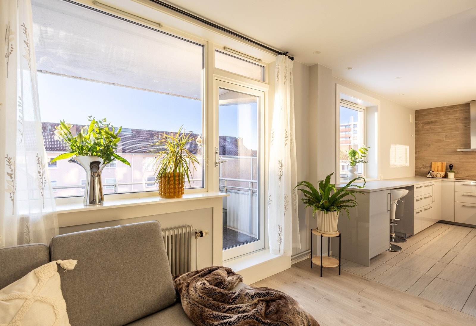 Leiligheten har en god og funksjonell planløsning som gjør det enkelt å innde. Galleribilde