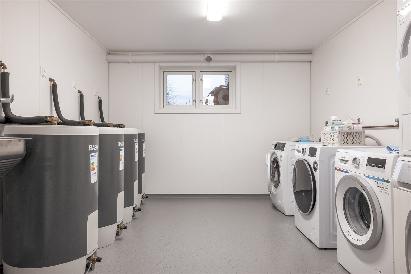 Felles vaskerom i underetasje. Galleribilde