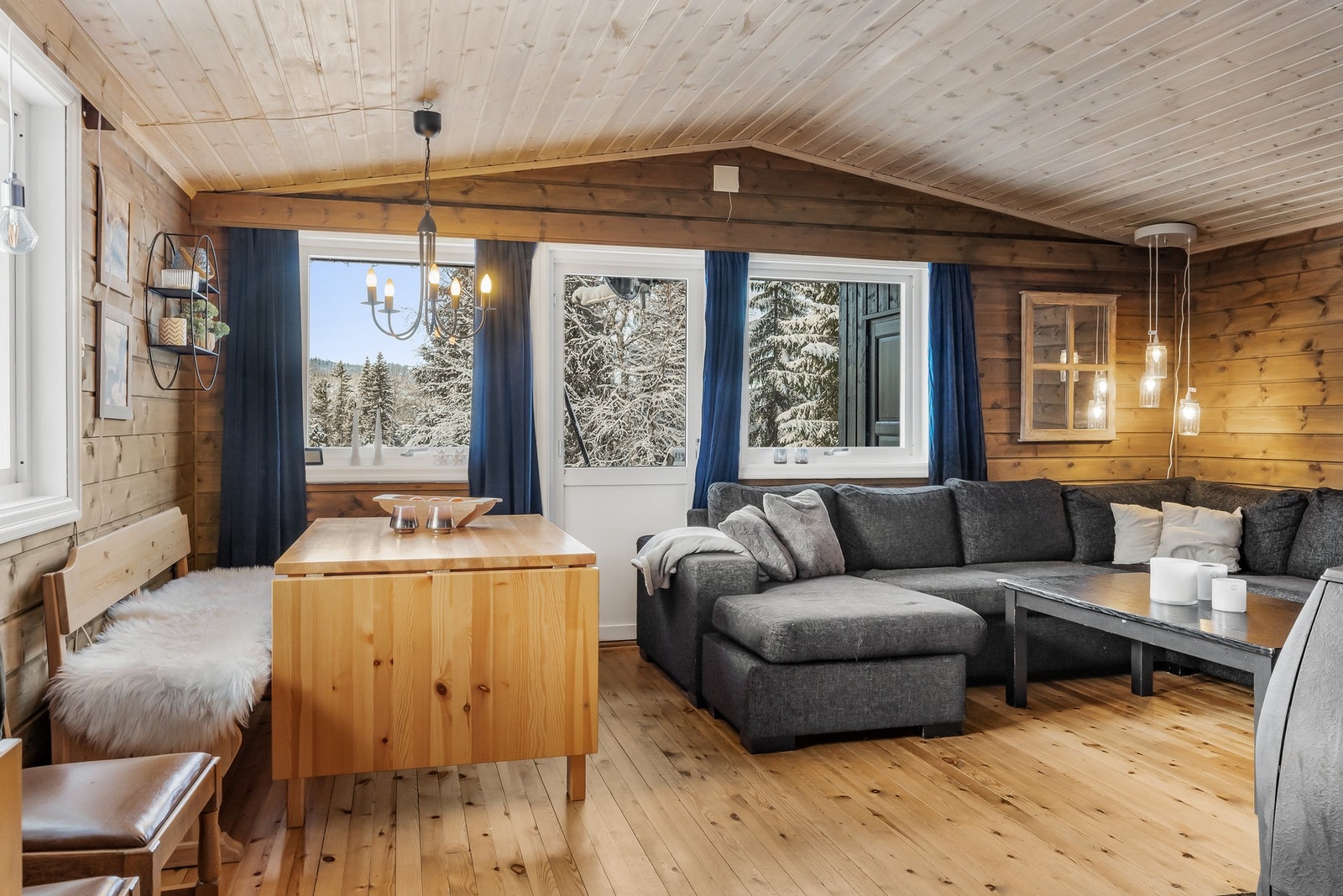 Hytta byr på en enkel og funksjonell standard. Galleribilde