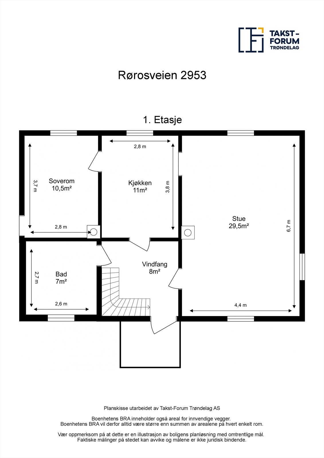 Planskisse 1. Etasje Galleribilde