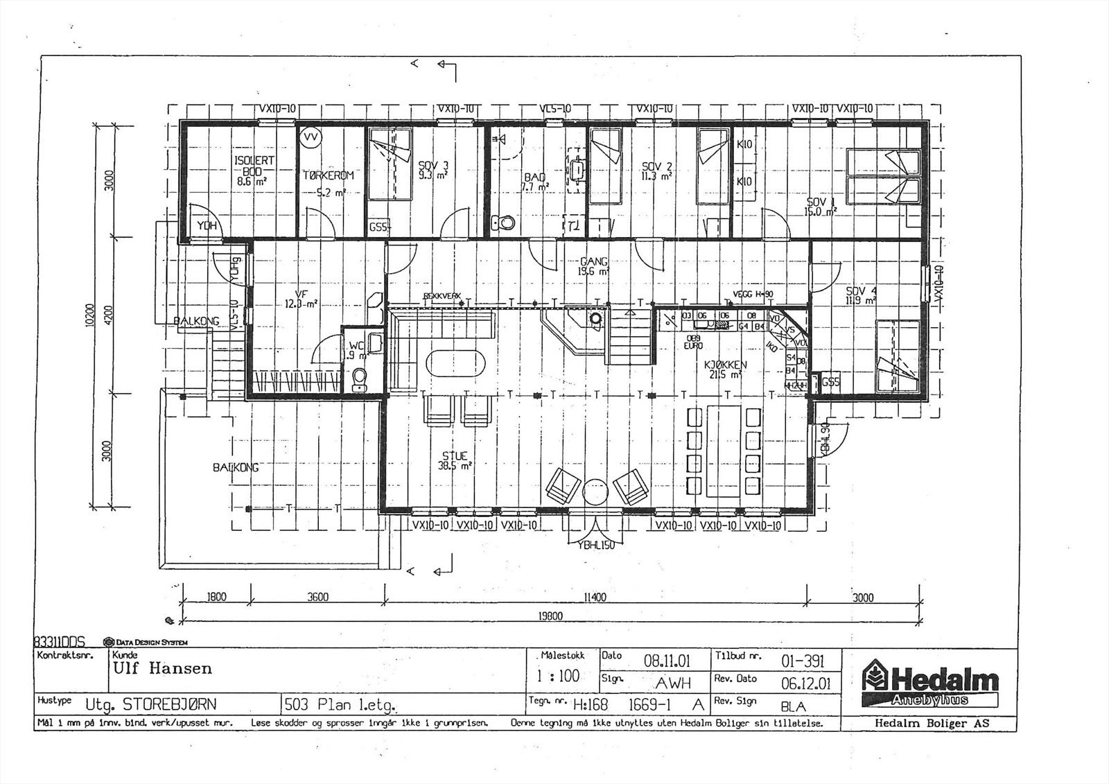 Plantegning. Galleribilde