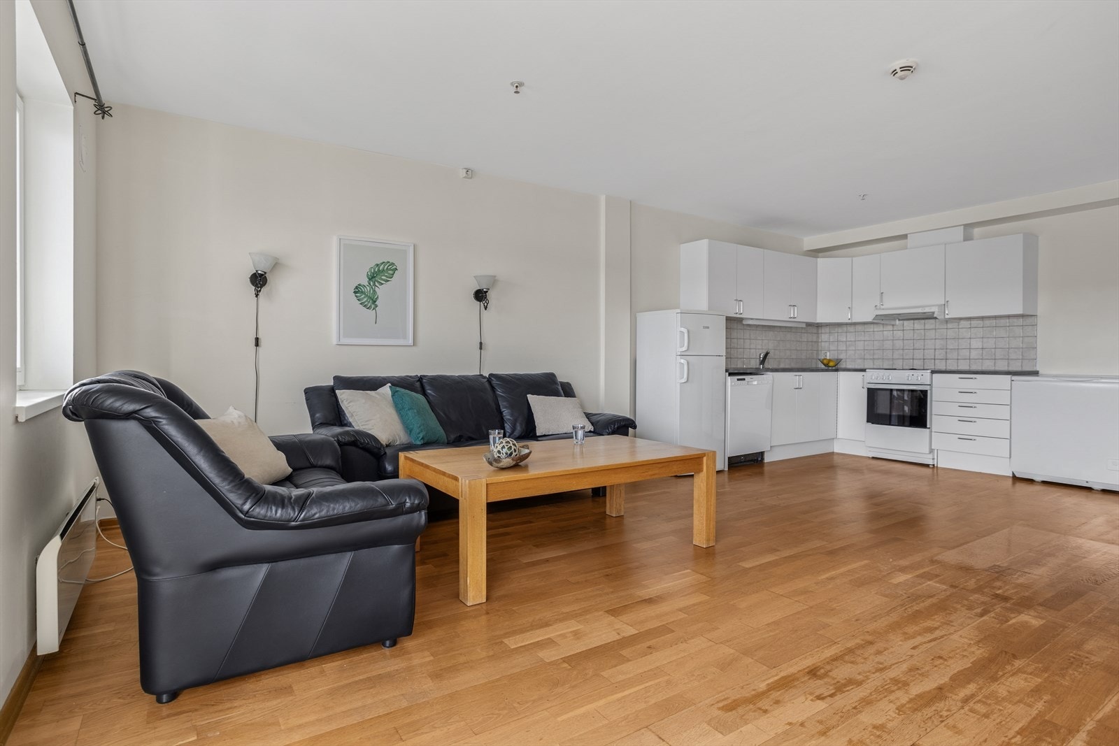 Veggene er malt en lun farge. Galleribilde