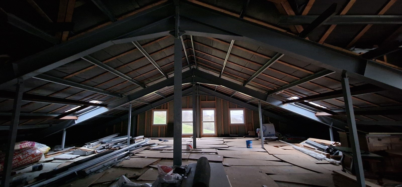 Loft i lagerhall Galleribilde