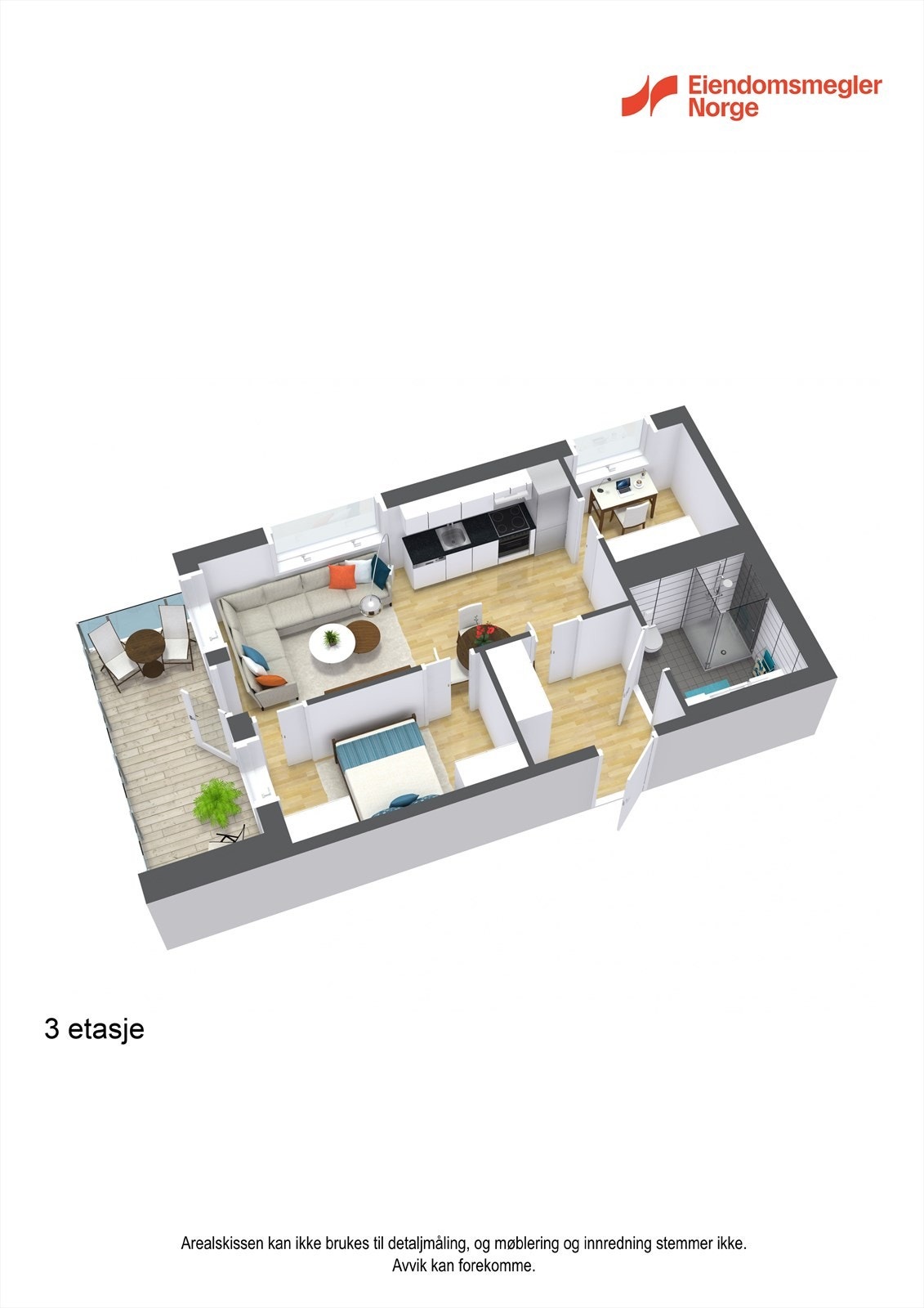 Planteikning - 3D Galleribilde