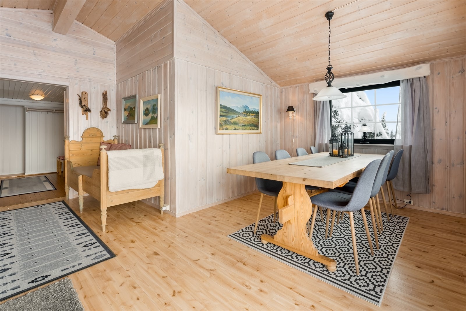 Plasseringen gjør serveringen enkel. Galleribilde