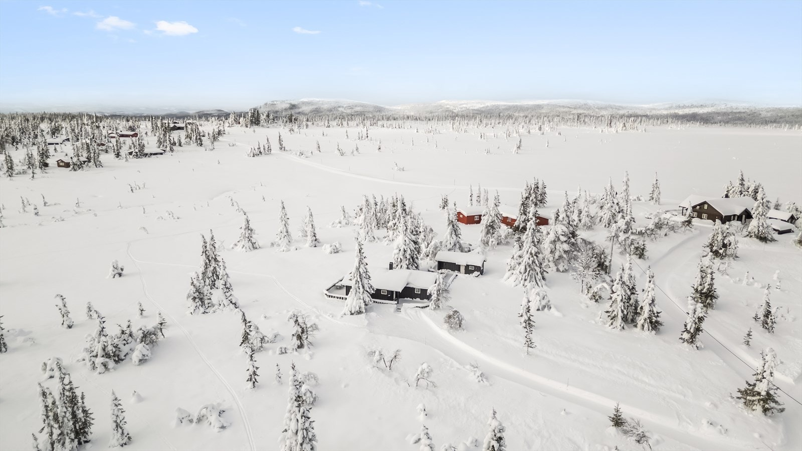 Skiløyper i umiddelbar nærhet. Galleribilde