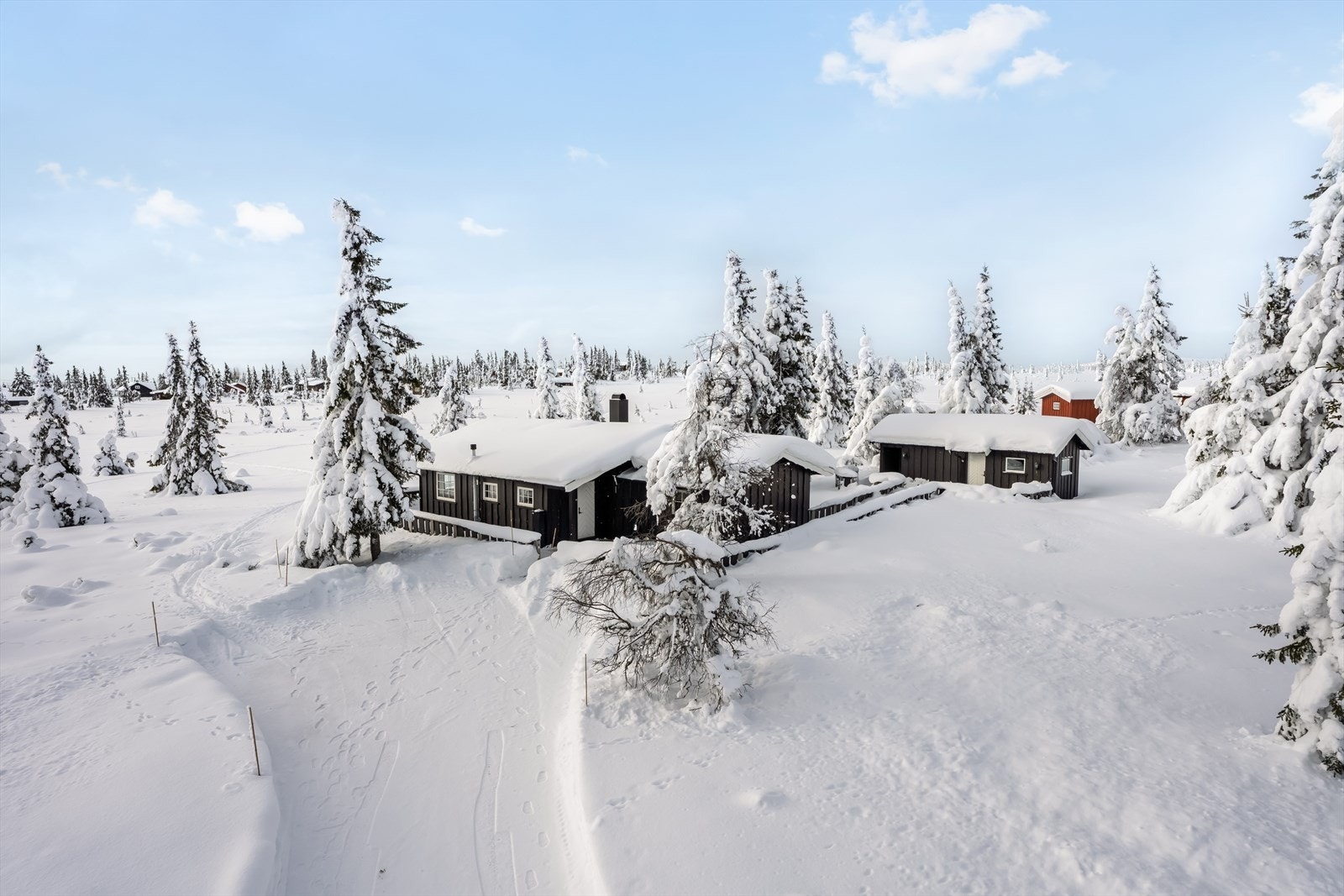 God plass for parkering rett utenfor døra. Galleribilde