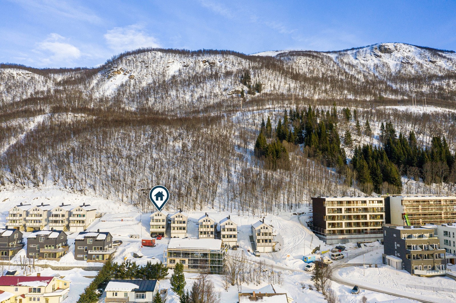 Rolig og familievennlig område tett på naturen. Galleribilde