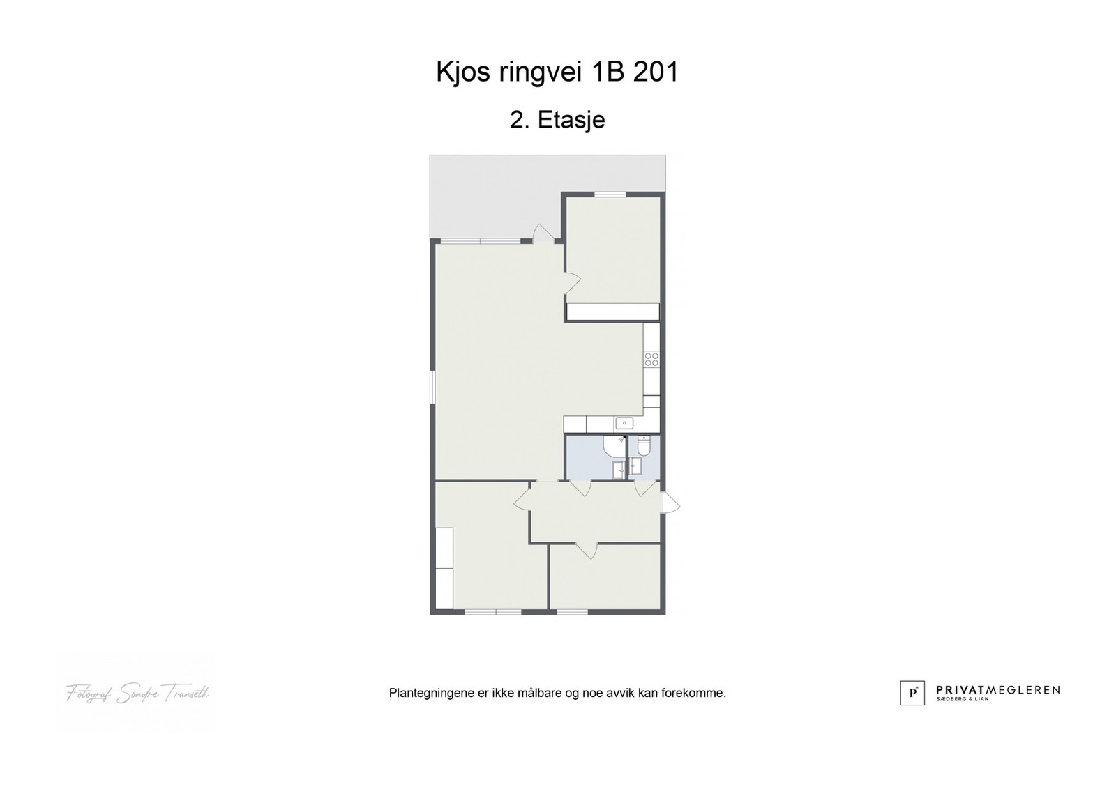 Plantegning - Kjos Ringvei 1B Galleribilde