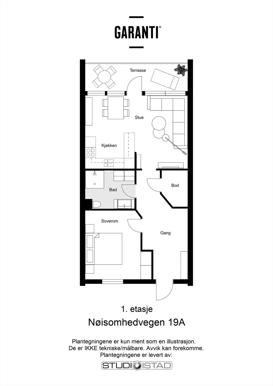 Plantegning. Galleribilde
