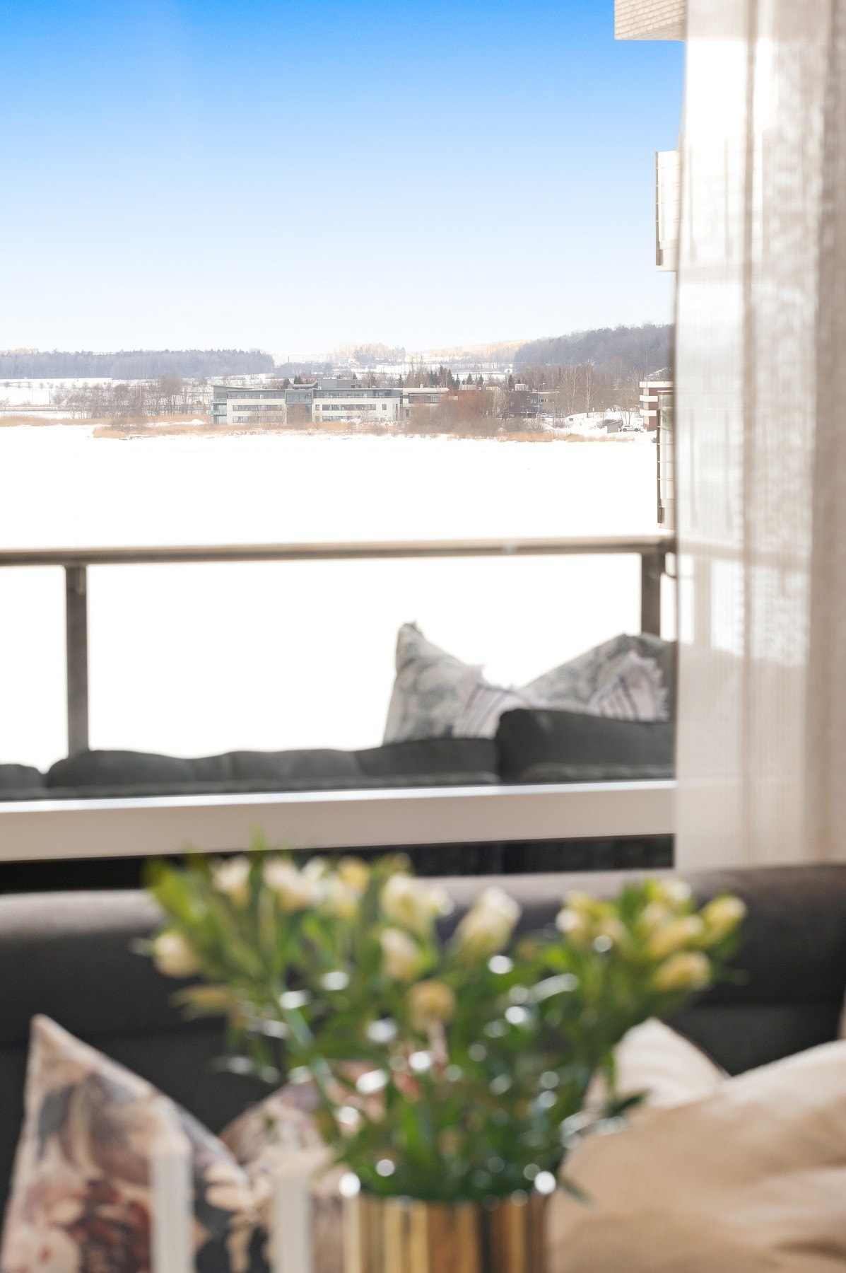 Praktfull utsikt fra leiligheten Galleribilde