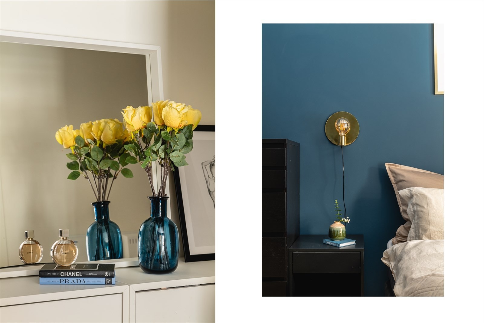 Detaljer soverom. Galleribilde