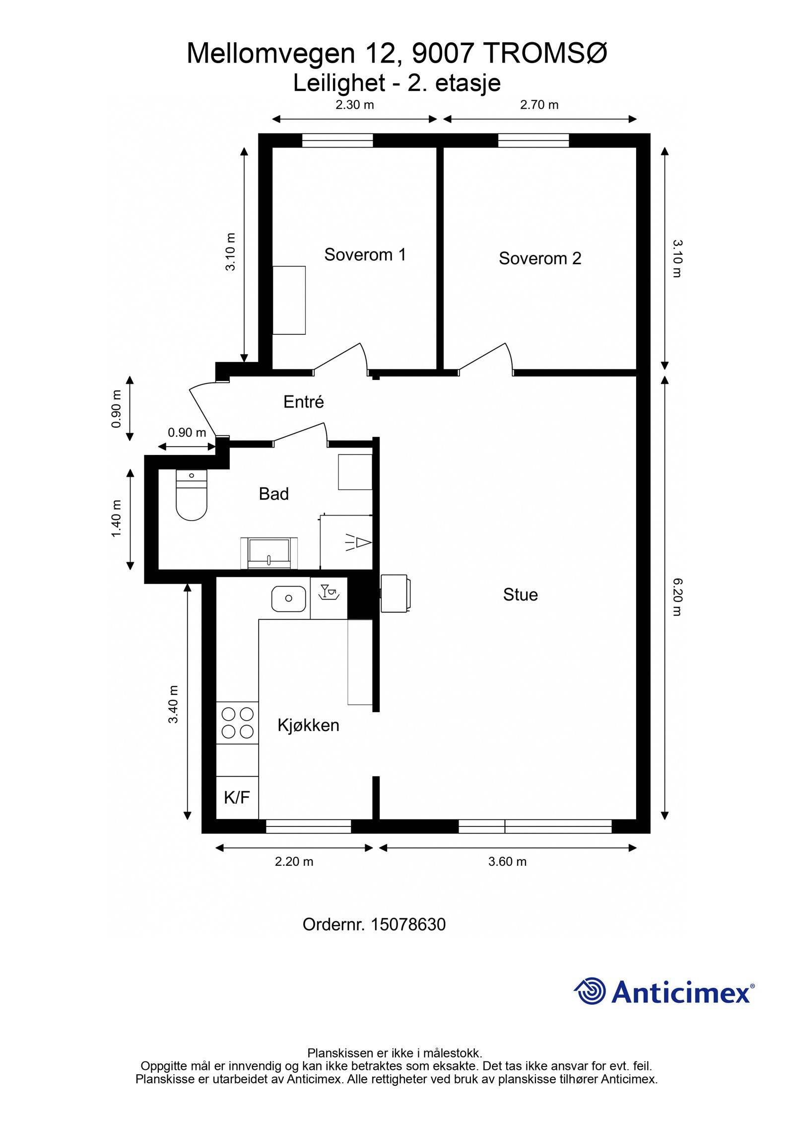 Plantegning Galleribilde