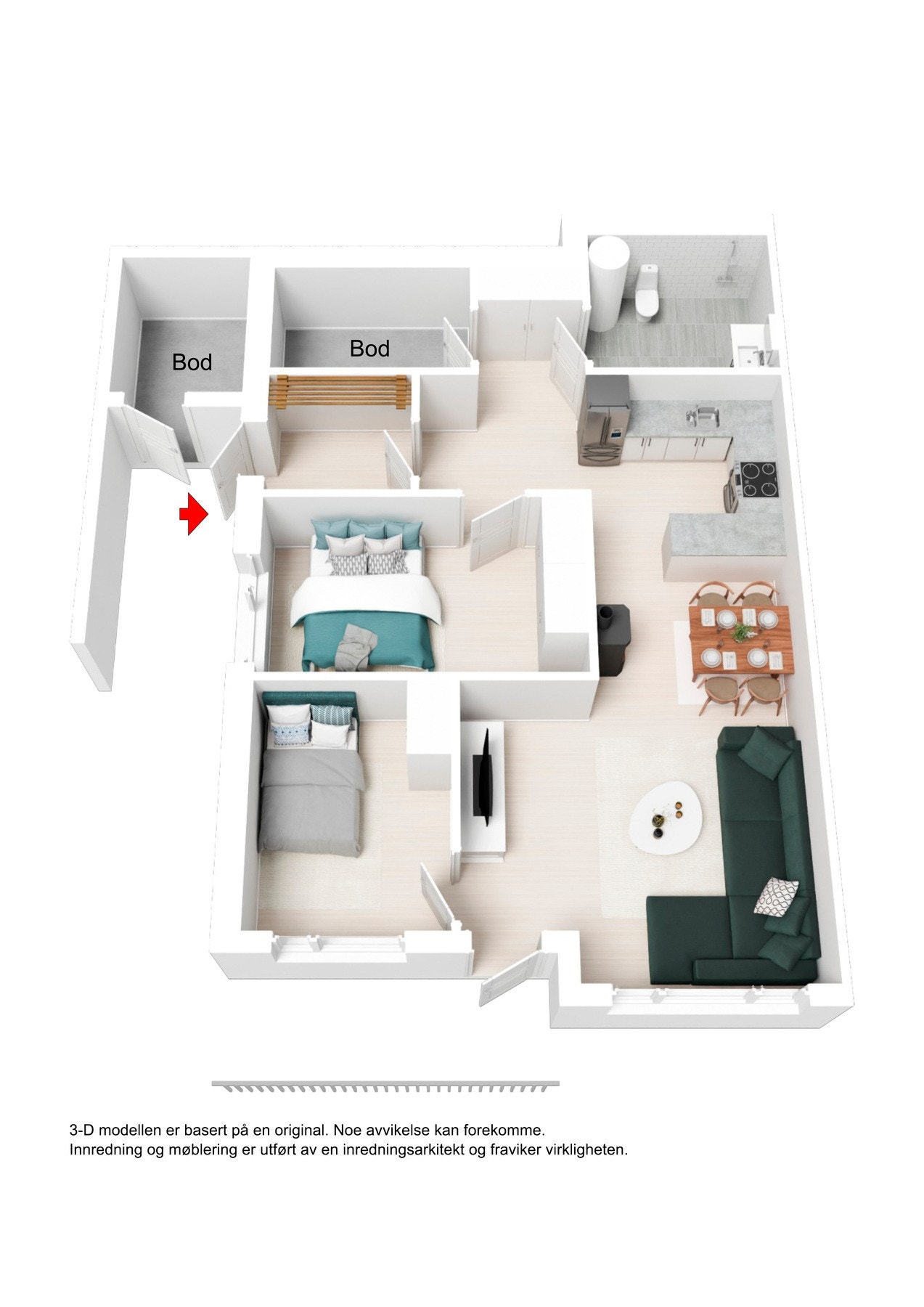 Plantegning Galleribilde