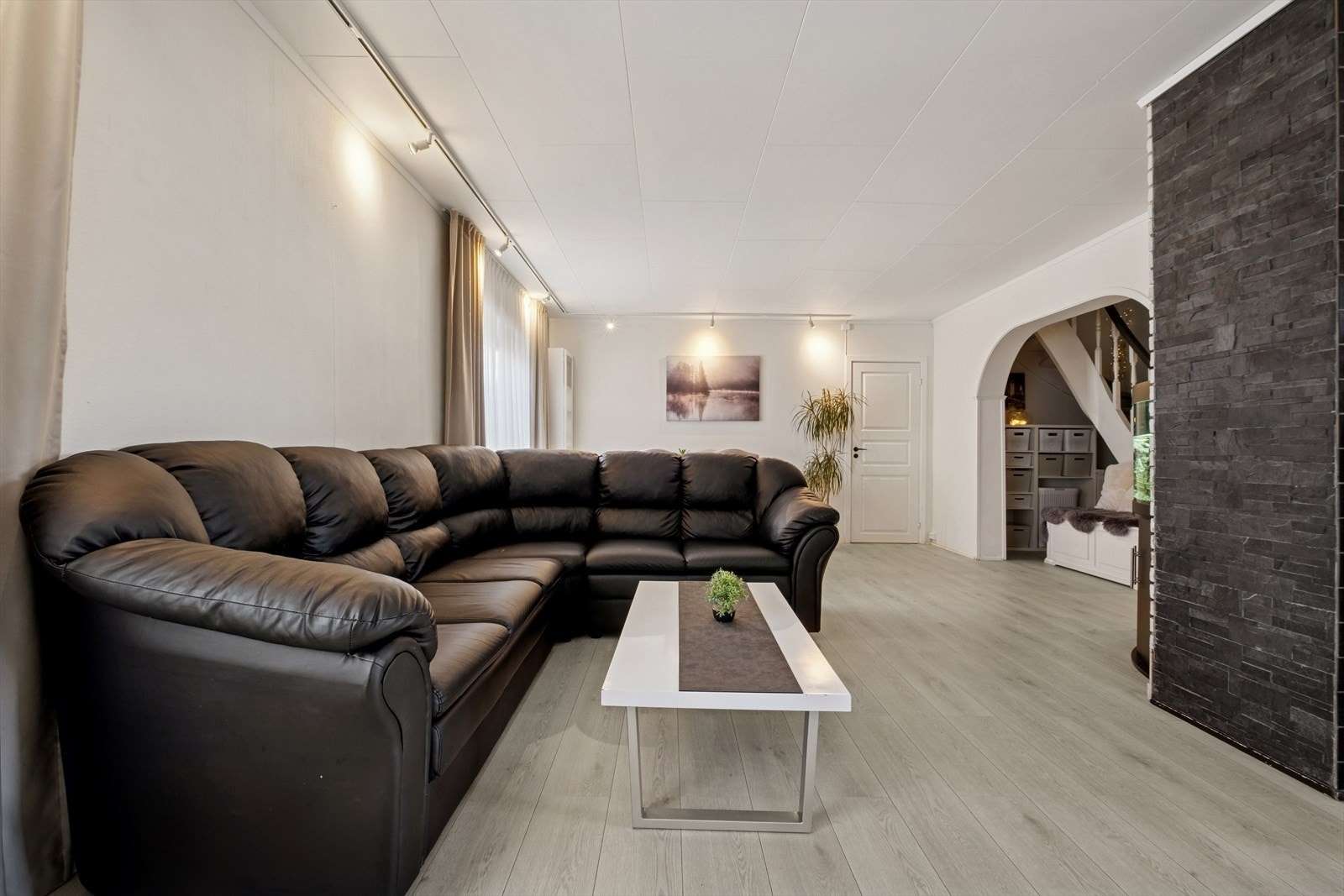 Lys og romslig stue. Galleribilde