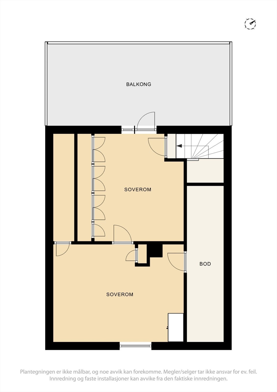 Plantegning 2. etasje Galleribilde
