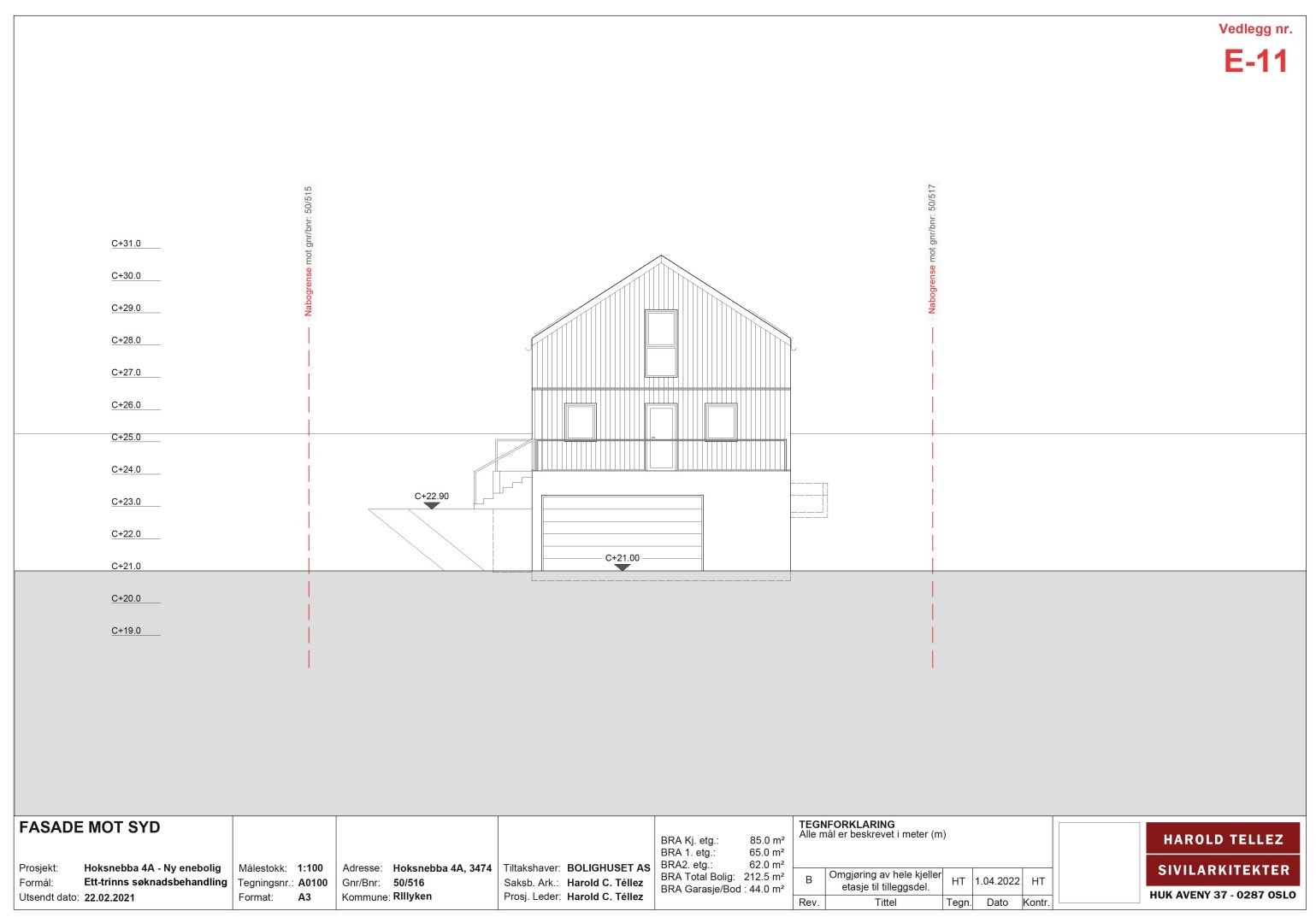 Godkjente byggetegninger Galleribilde