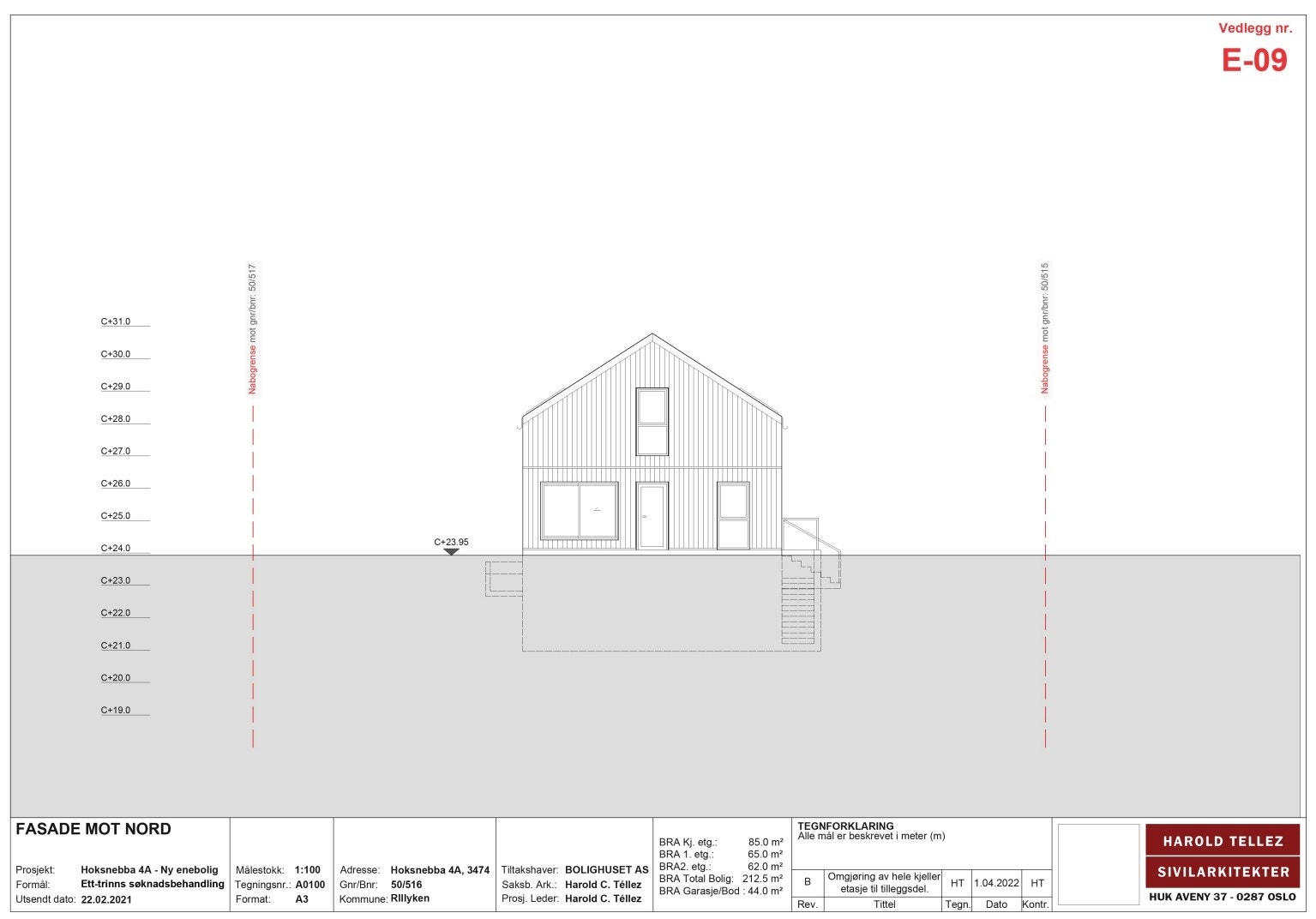 Godkjente byggetegninger Galleribilde