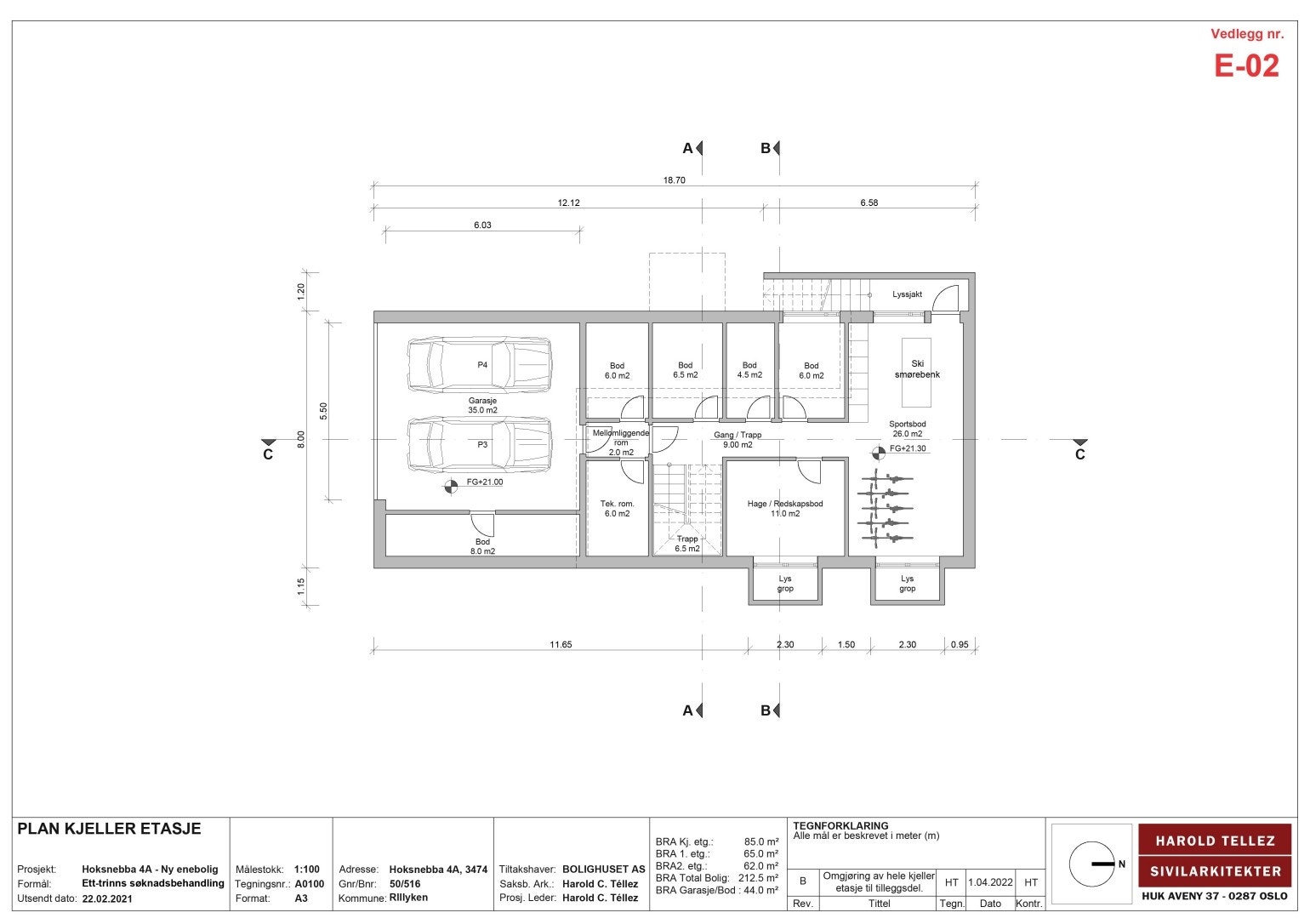 Godkjente byggetegninger Galleribilde