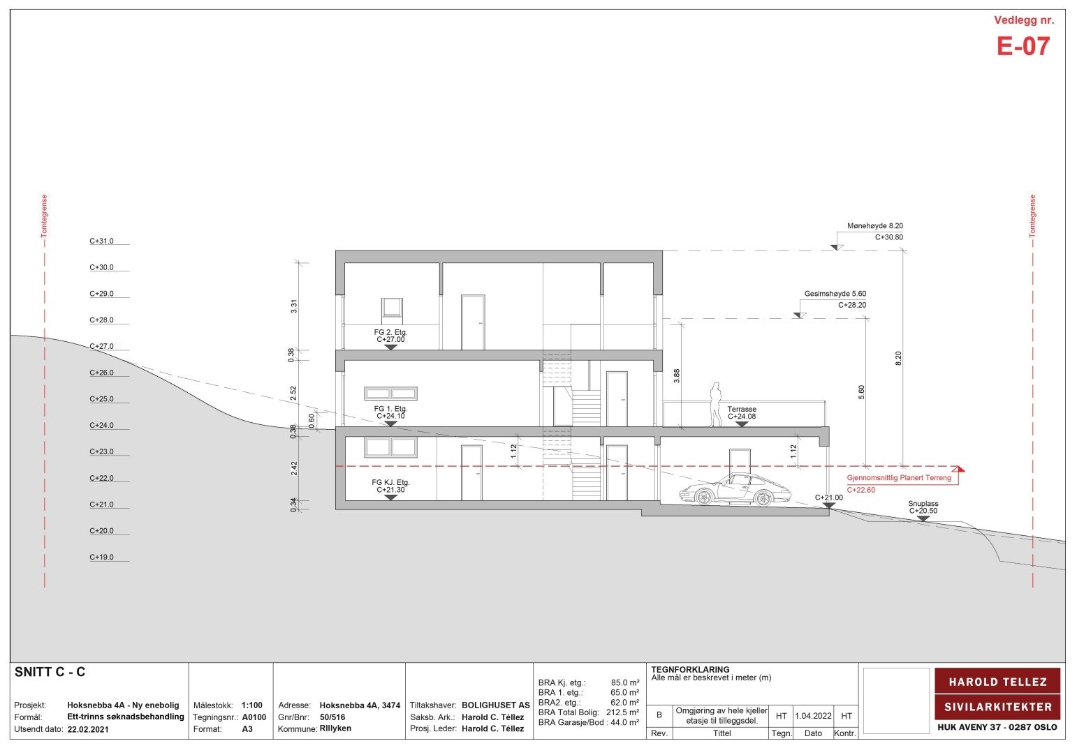 Godkjente byggetegninger Galleribilde