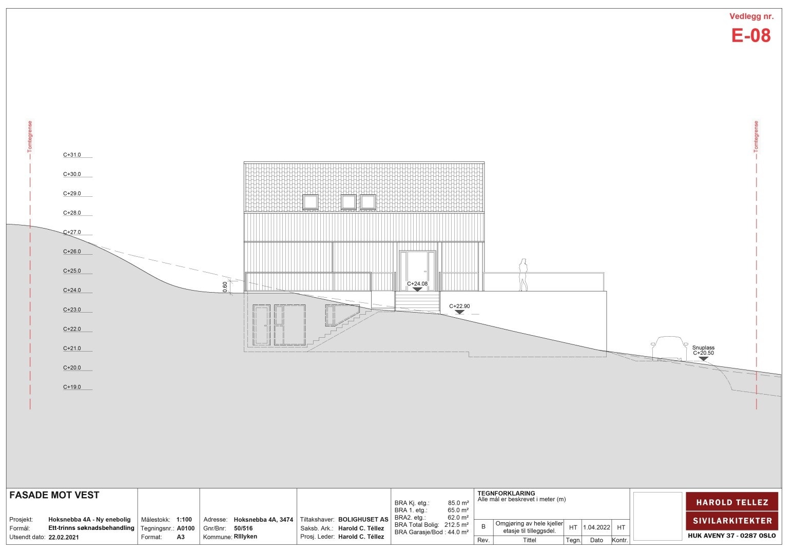 Godkjente byggetegninger Galleribilde