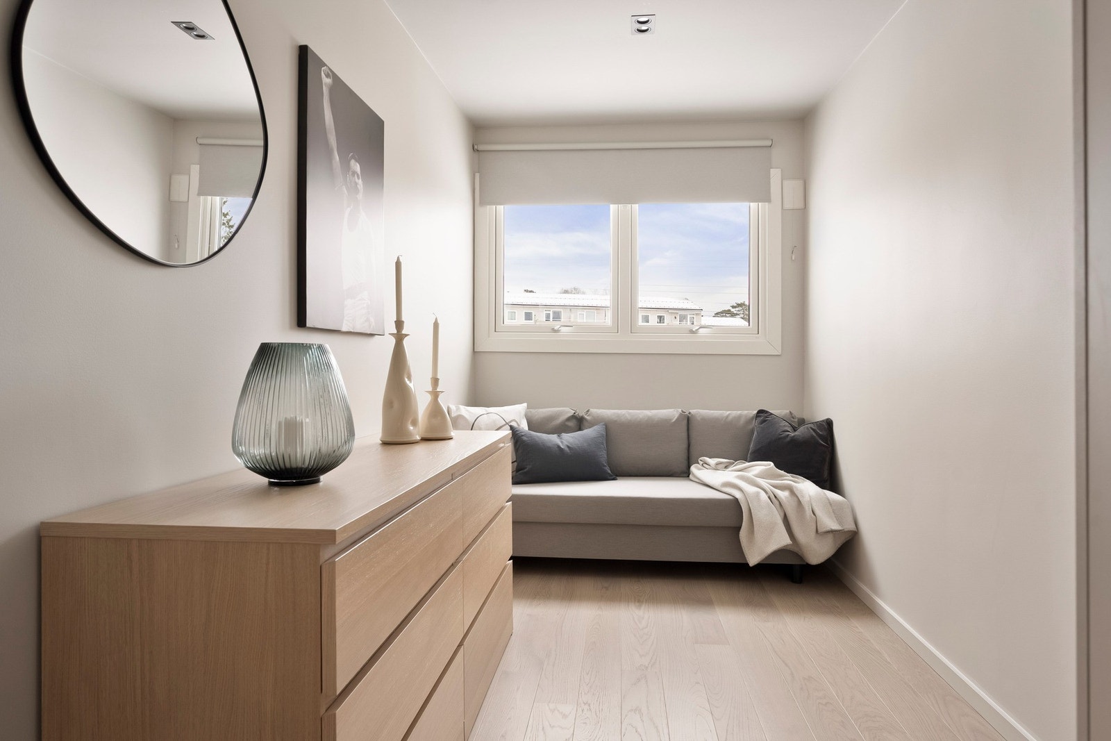 Rommene kan innredes etter behov og passer utmerket som gjesterom, kontor eller garderoberom. Galleribilde