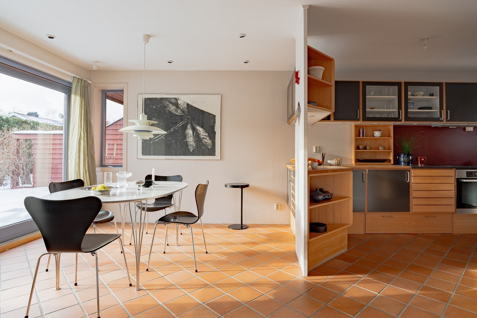 Flislagt gulv med varmekabler Galleribilde