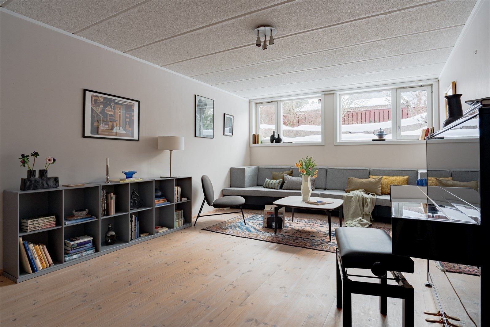 TV-stue, medierom eller gjesterom Galleribilde