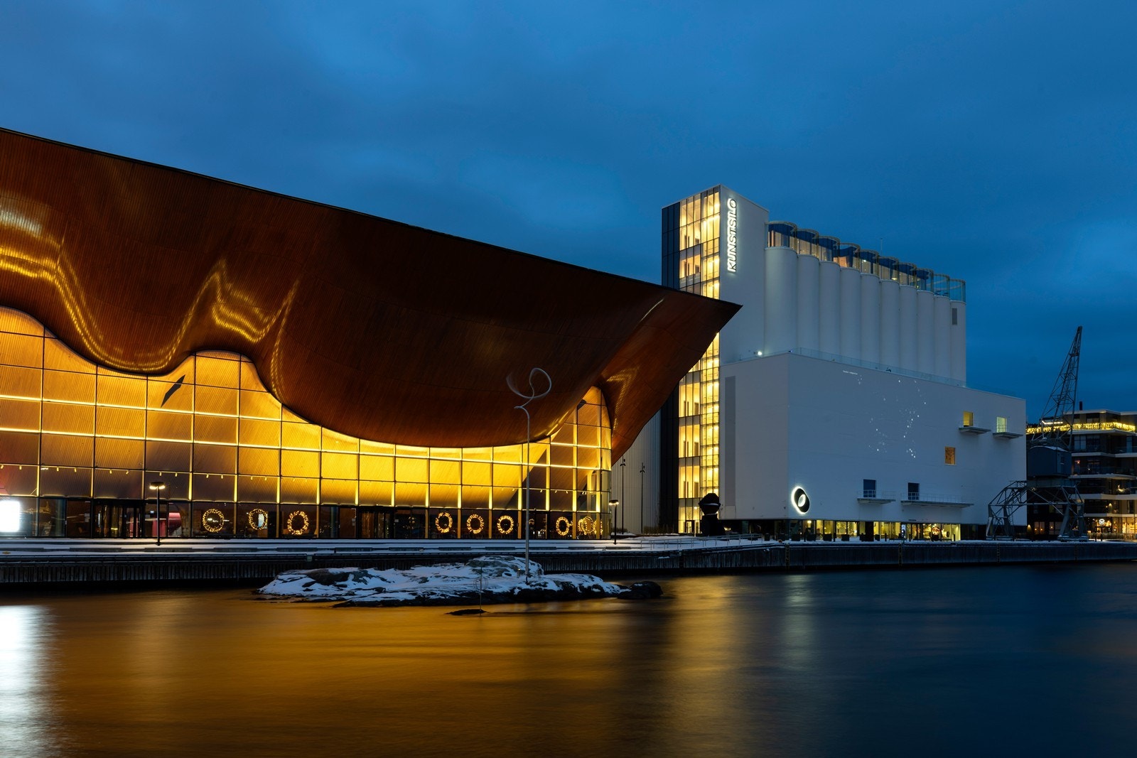 Kunstsiloen og Kilden ligger rett i nærheten. Galleribilde