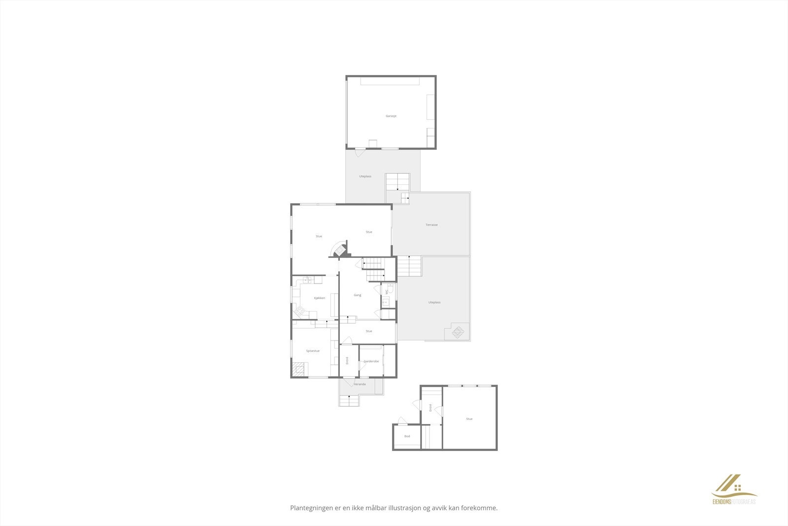 Plantegning Galleribilde