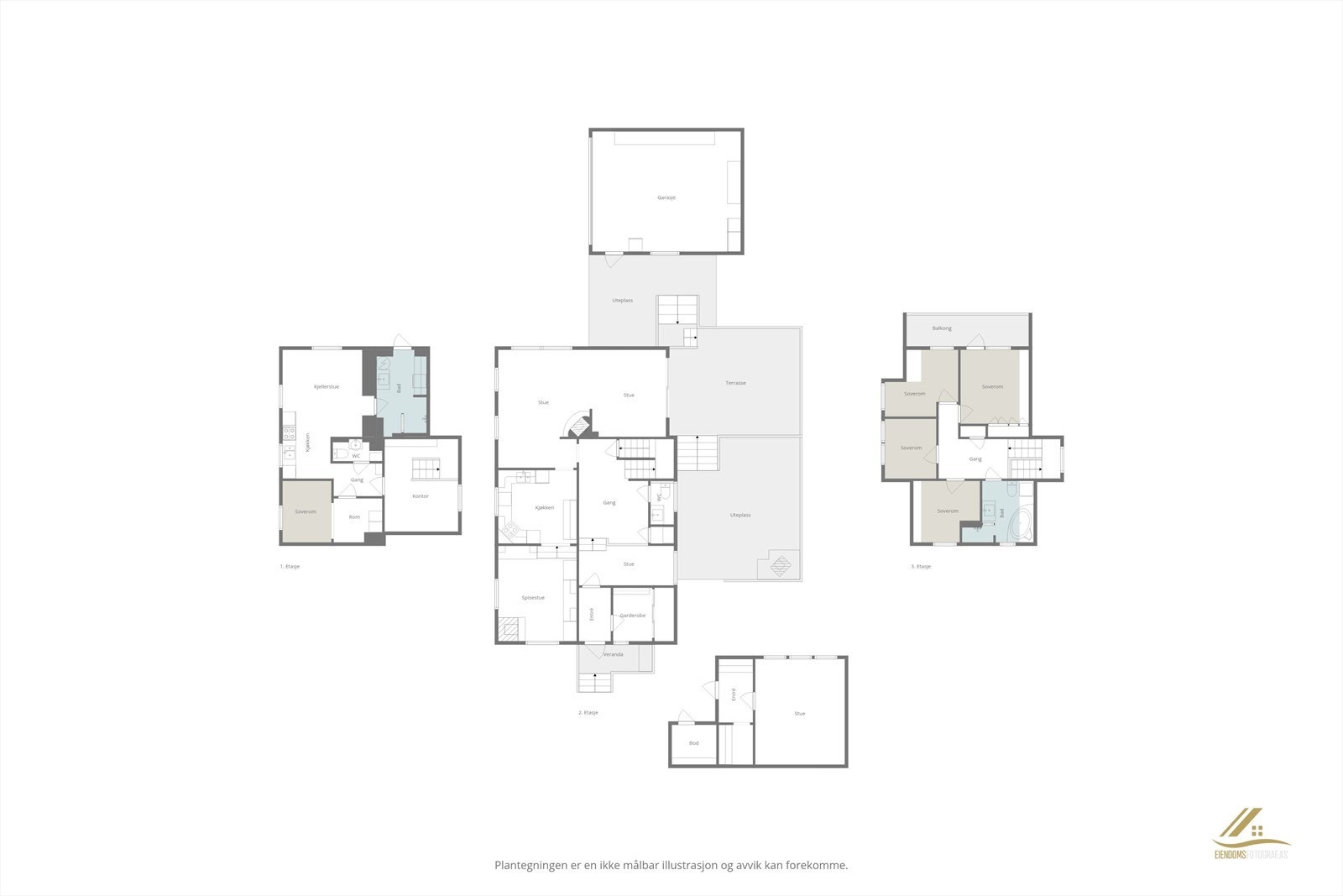 Plantegning Galleribilde