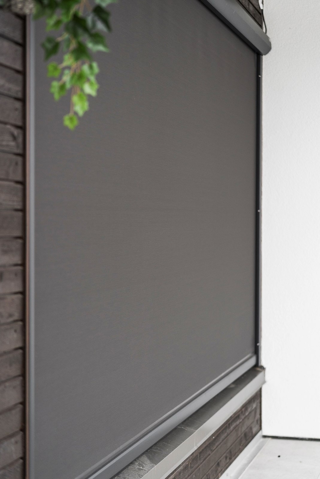 Det er montert utvendige screens Galleribilde