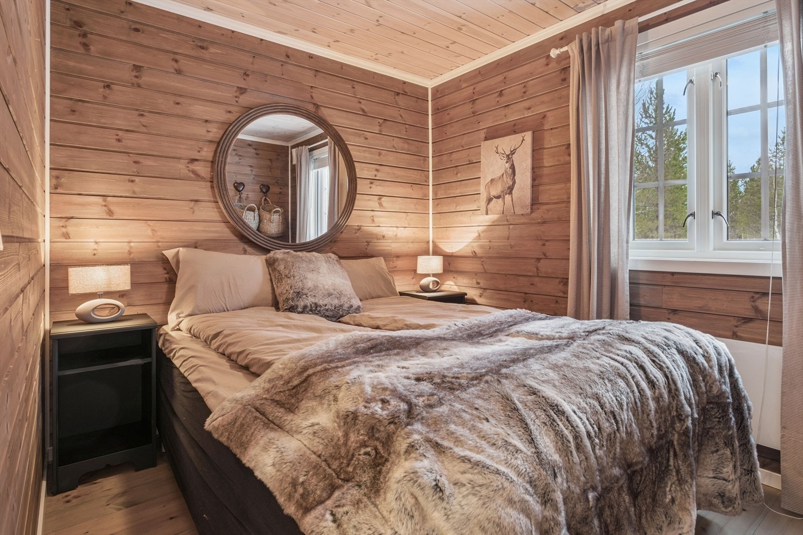 Hytta innehar 3 gode soverom. Galleribilde