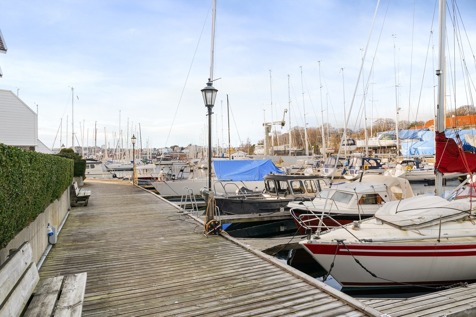 Båtlivet og den maritime bebyggelsen er kjennetegnet for Grasholmen. Her kan man fiske ved bryggen eller nyte en kopp kaffe på moloen. Rundt omkring på Grasholmen er det sittegrupper, hvor man kan ta en utelunsj, kaffekopp eller rastepause. Galleribilde