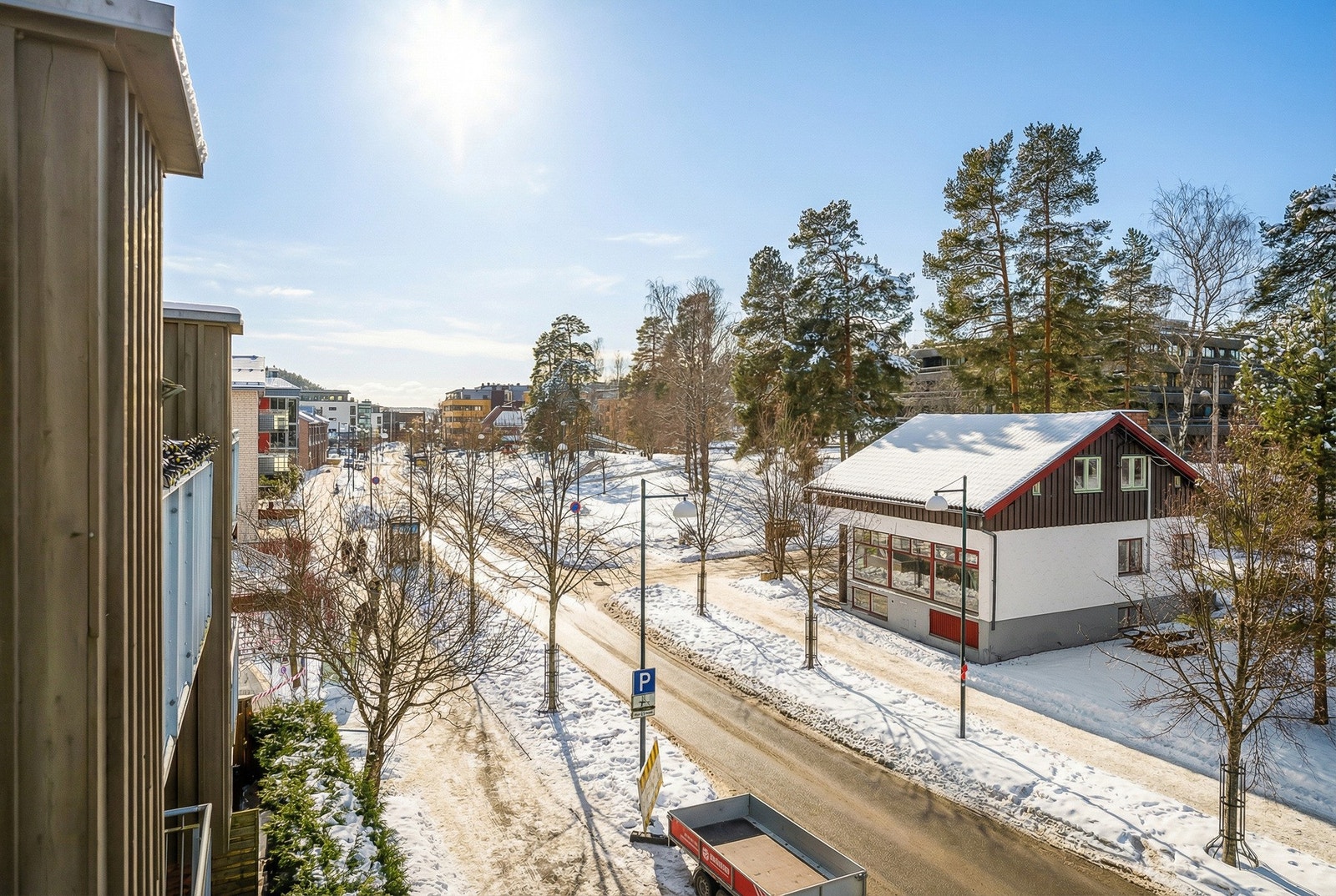 Gode solforhold og hyggelig utsyn Galleribilde