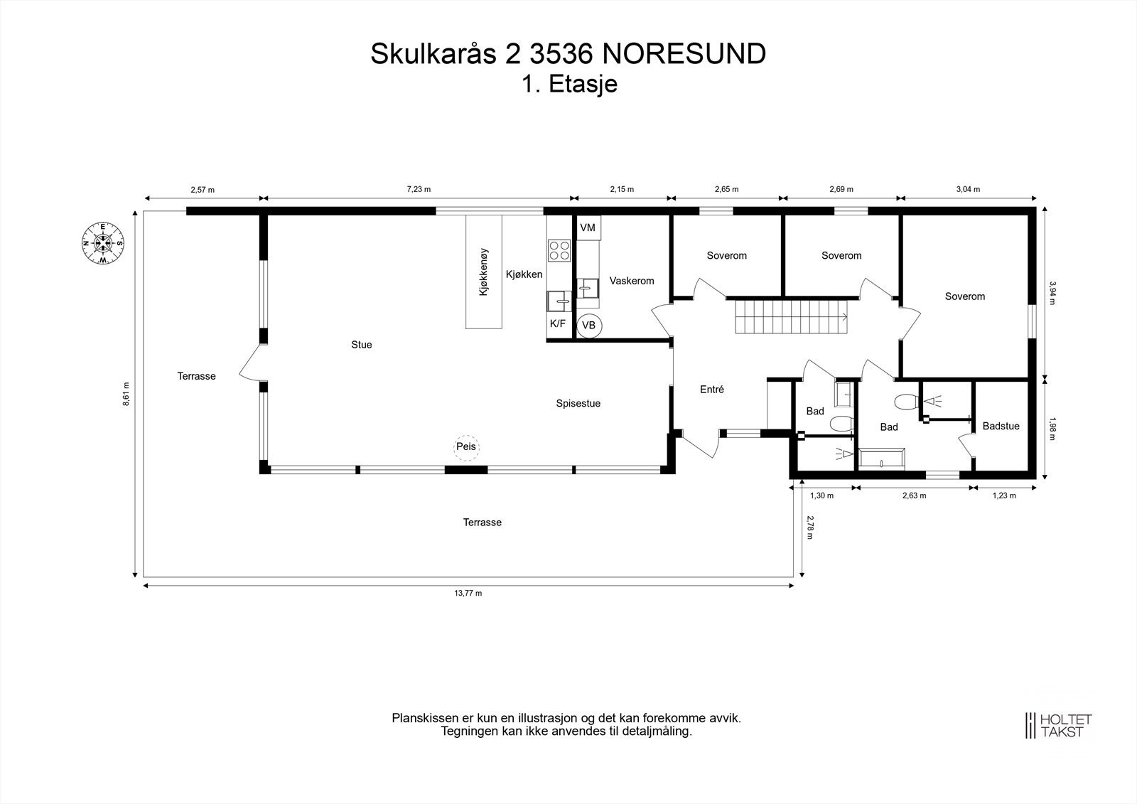 Plantegning 1.etasje Galleribilde