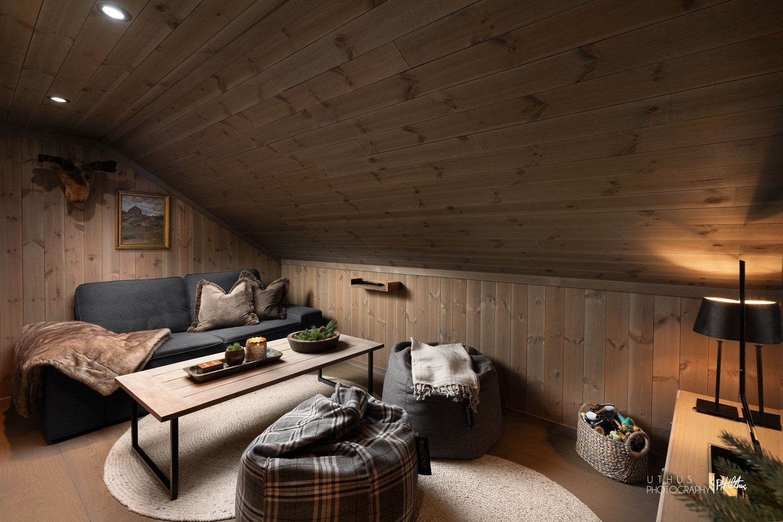 Hytten byr på flere områder for ulike behov Galleribilde