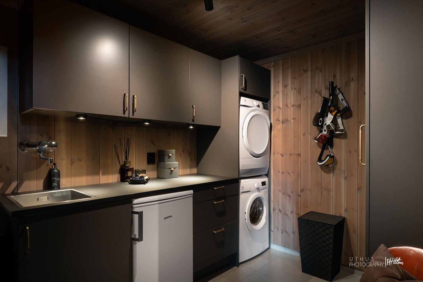 Vaskerom med elektriske varmekabler Galleribilde