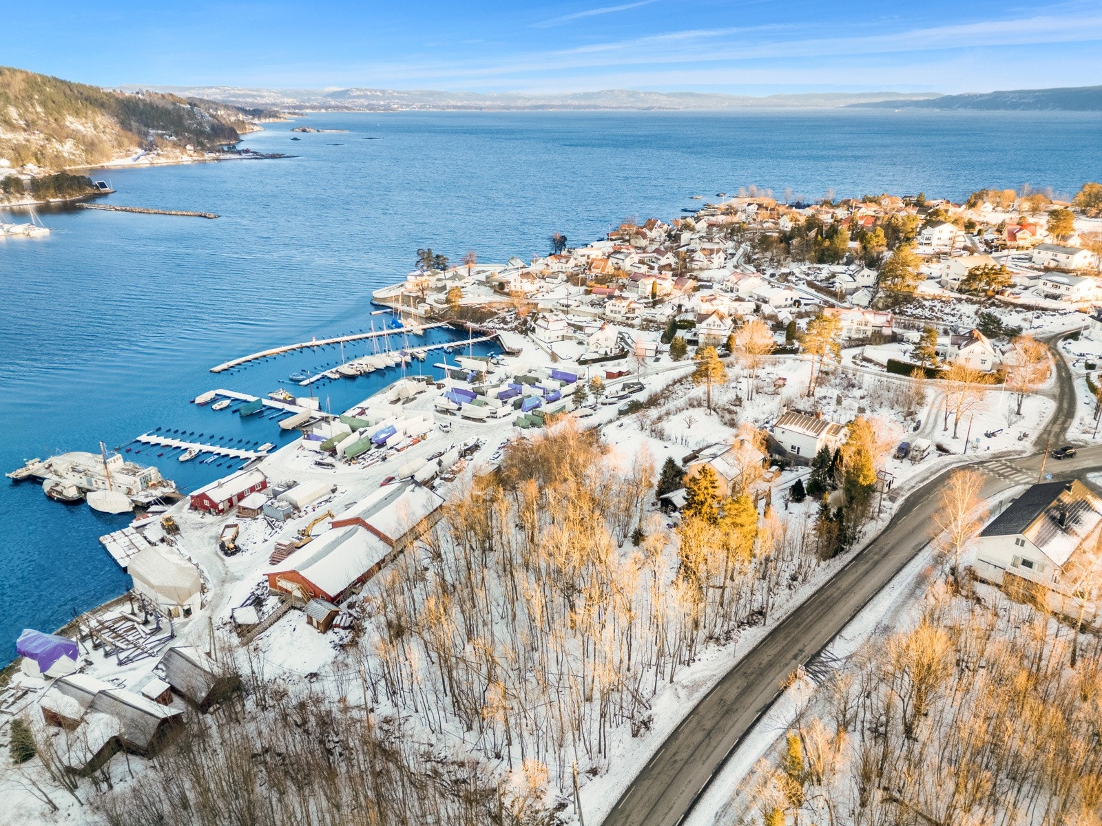 Høydefoto sett fra sør mot nord Galleribilde