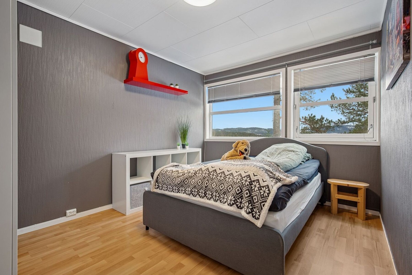 Soverom med et areal på 11 kvadratmeter. Galleribilde