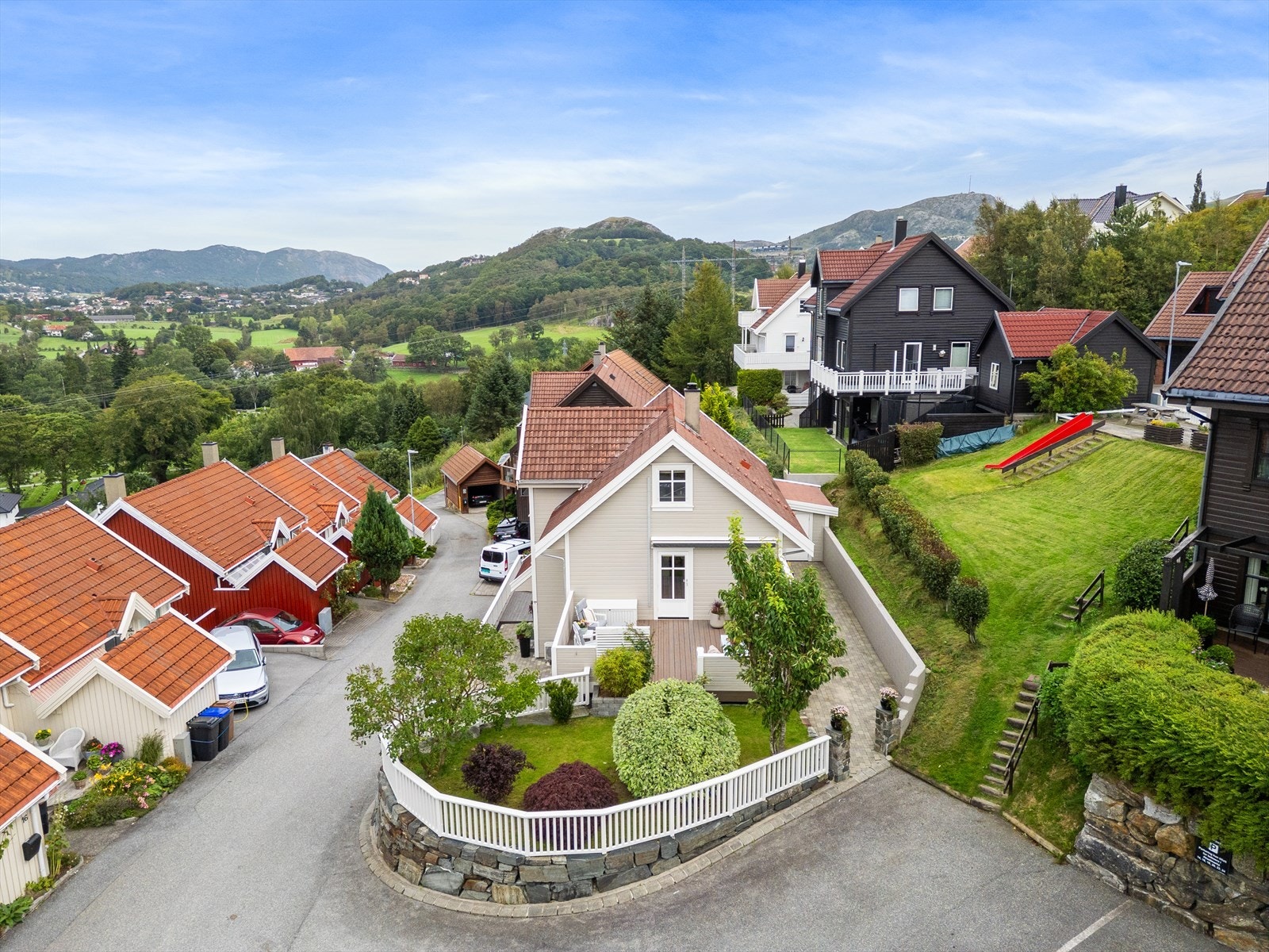 Håbet er et meget trivelig sted å bo, fullt av de kvalitetene folk flest er ute etter i sitt nabolag. Galleribilde