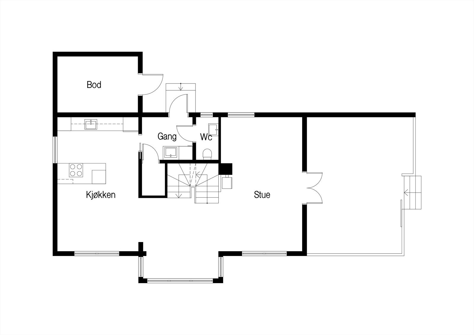 1. etasje. Galleribilde