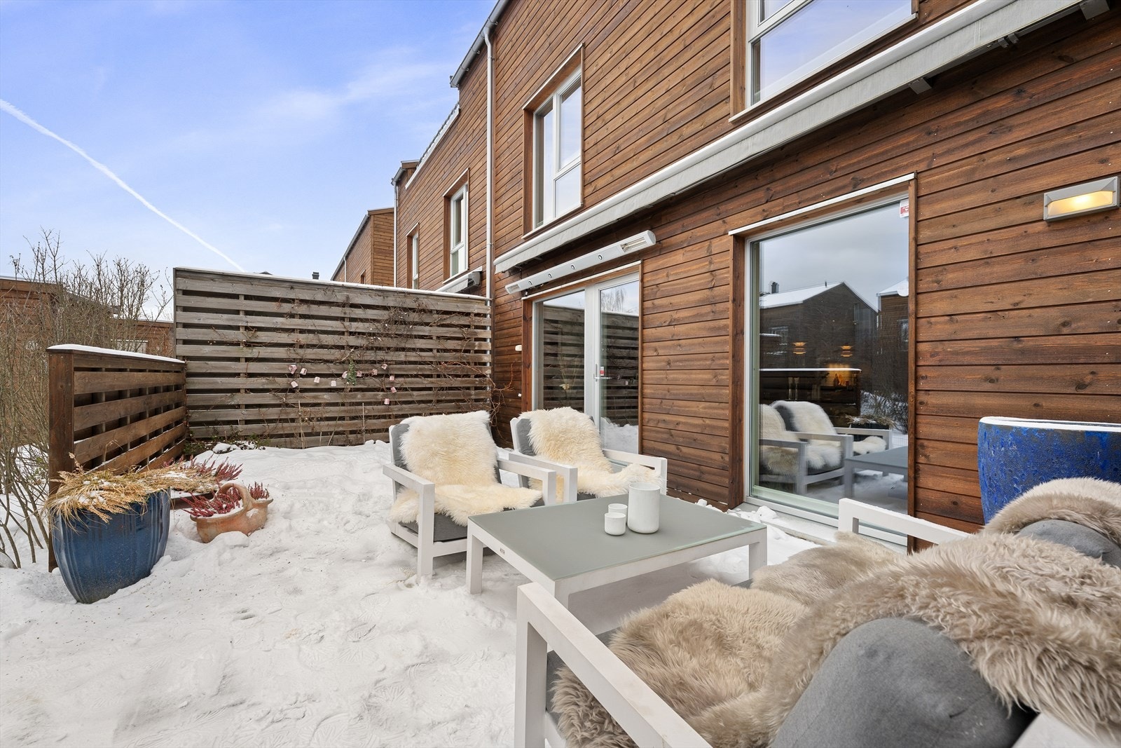 Her har man god plass til avslapning og sosiale sammenkomster Galleribilde