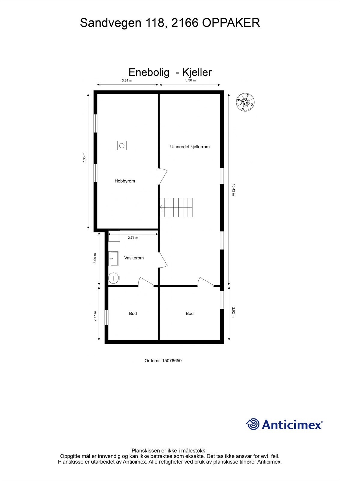 Plantegning - Kjeller Galleribilde