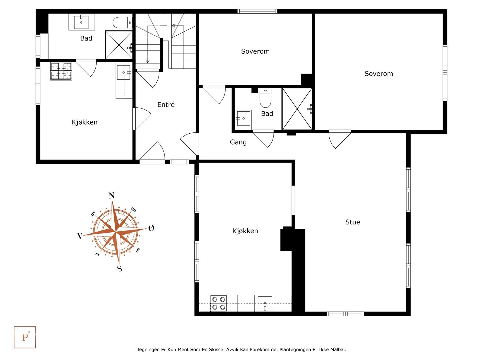 Plantegning Galleribilde
