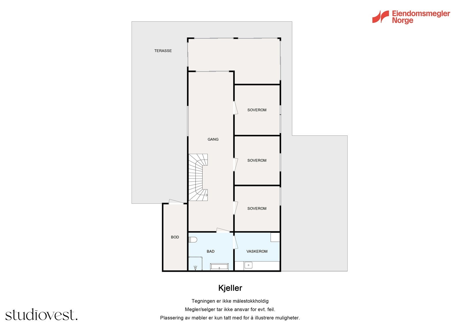 Planløsning u.etasje Galleribilde