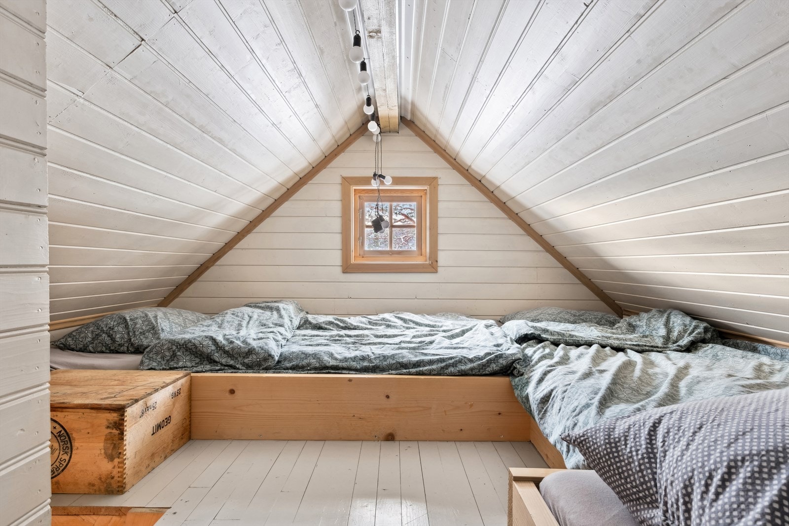 Soverplass på hems. Galleribilde