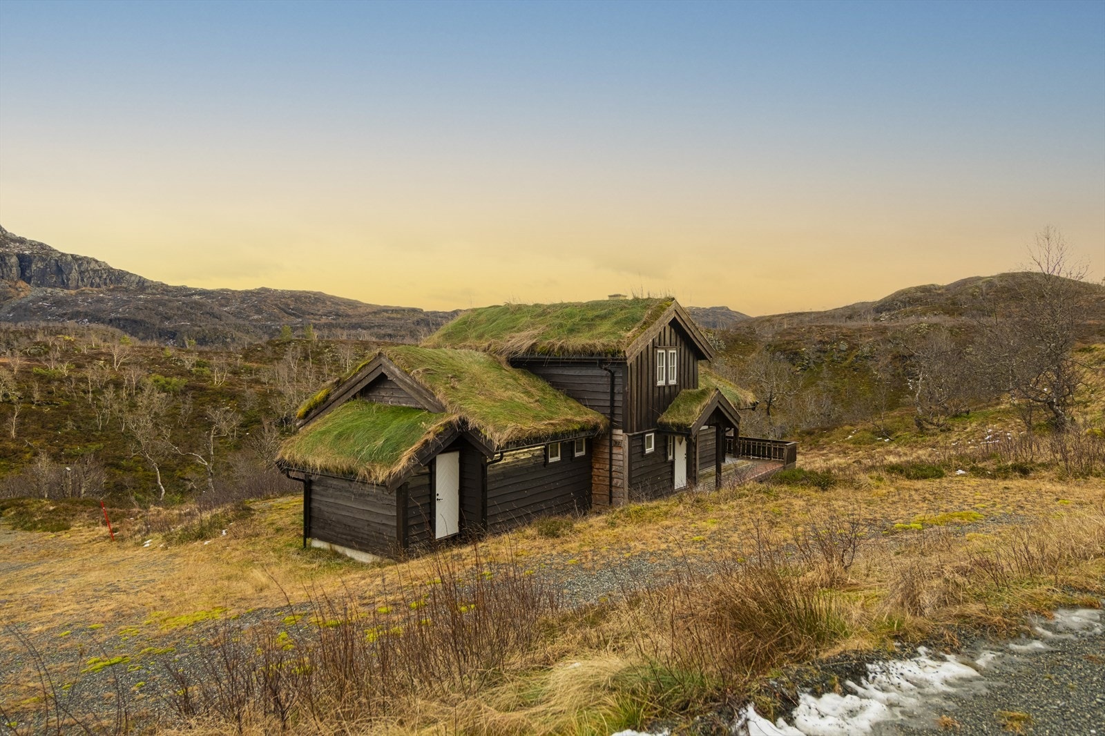 Her kan du parkere bilen rett utforbi døren. Galleribilde